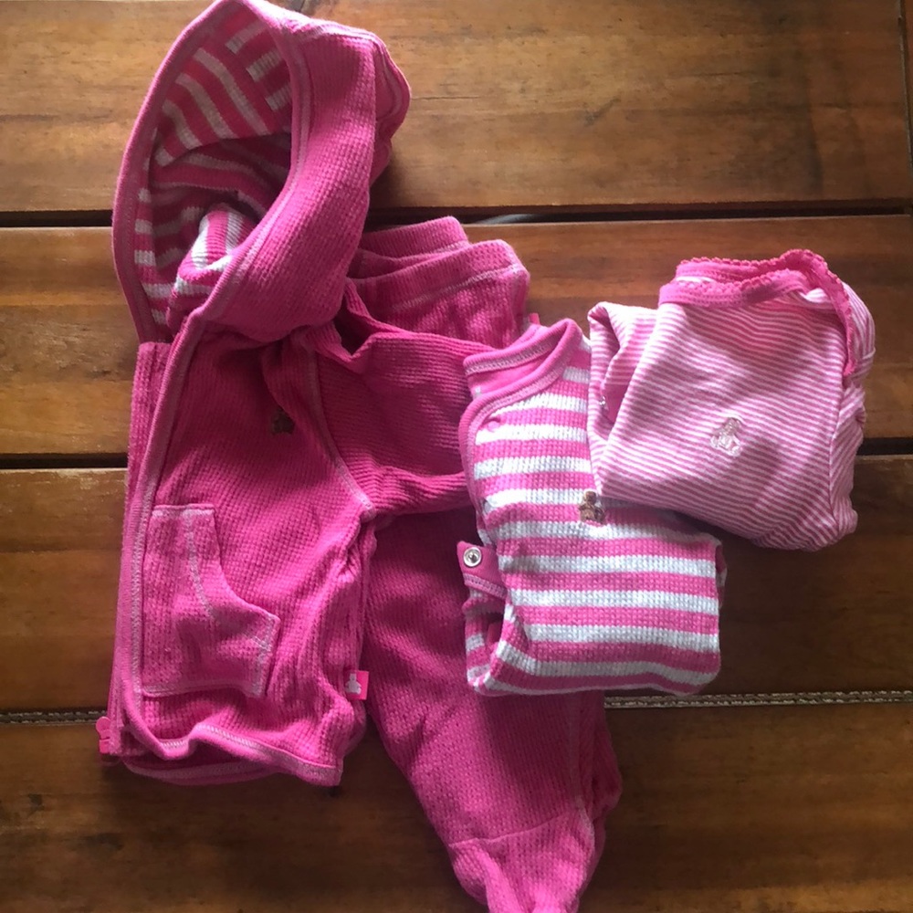 Gap waffle set with extra onesie.